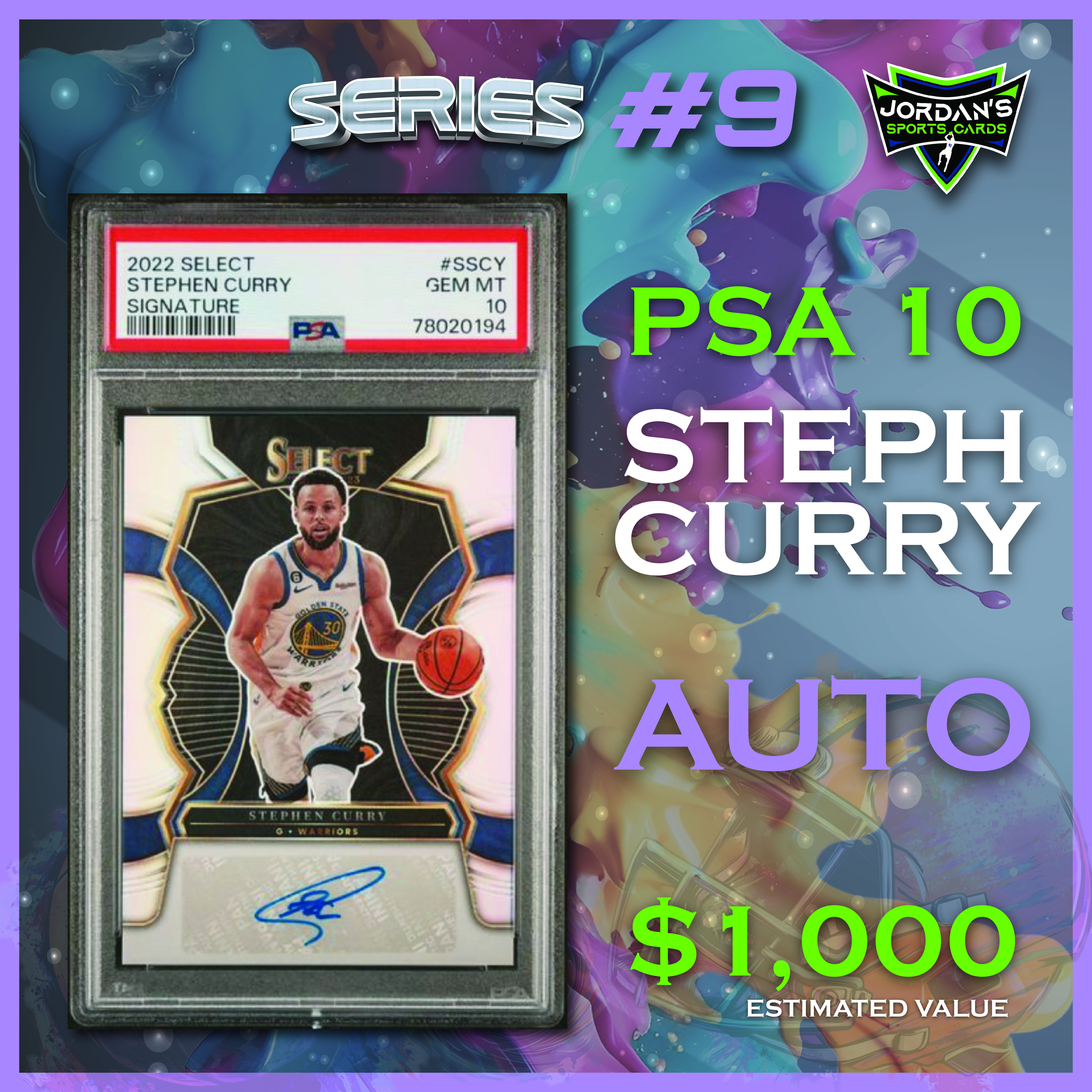 Platinum Quest Series 9 Sports Card Mystery Box Presented by Jordan's Sports Cards - (1) Graded PSA, BGS, or SGC Card Per Pack at PristineAuction.com Platinum Quest Series 9 Sports Card Mystery Box Presented by Jordan's Sports Cards - (1) Graded PSA, BGS, or SGC Card Per Pack at PristineAuction.com