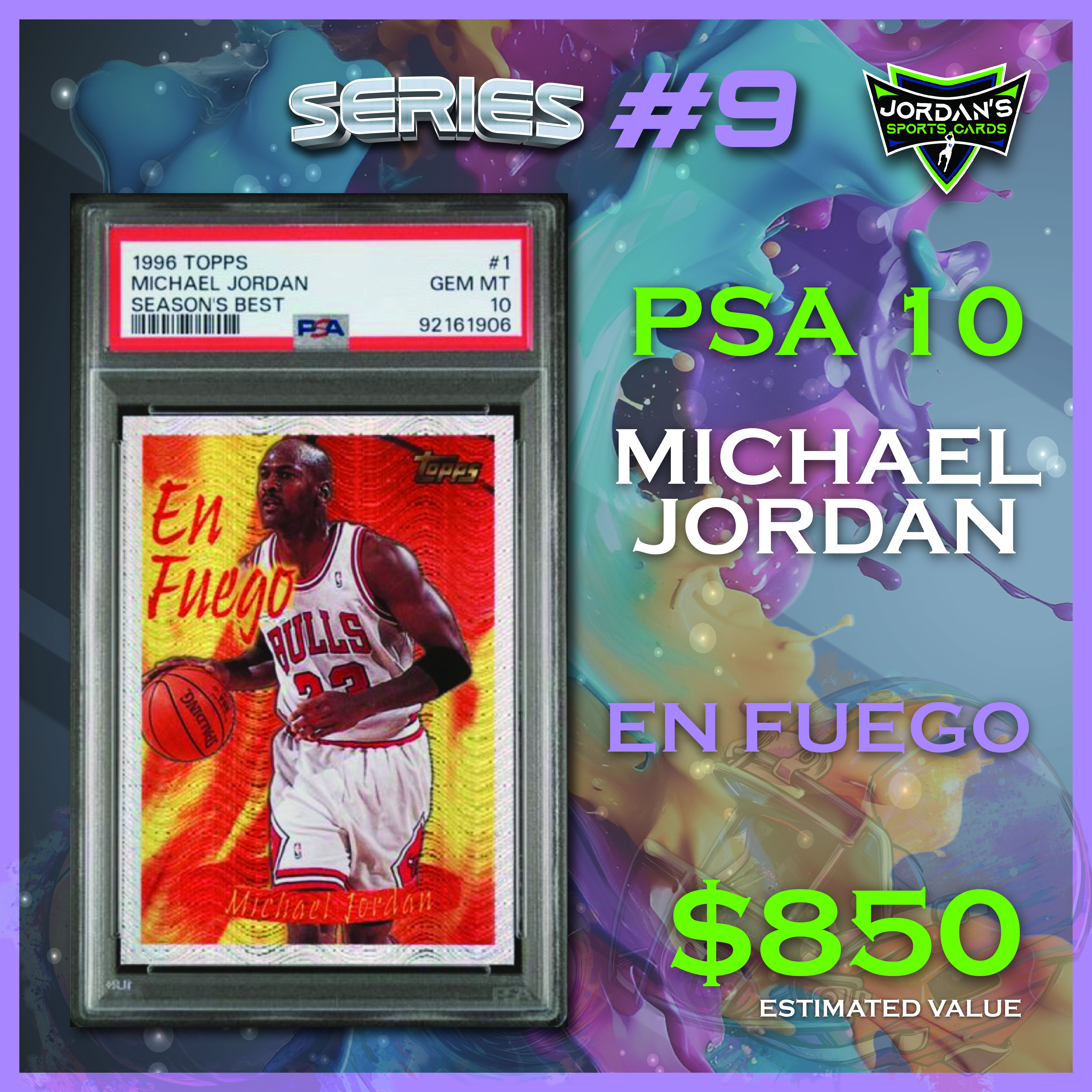 Platinum Quest Series 9 Sports Card Mystery Box Presented by Jordan's Sports Cards - (1) Graded PSA, BGS, or SGC Card Per Pack at PristineAuction.com Platinum Quest Series 9 Sports Card Mystery Box Presented by Jordan's Sports Cards - (1) Graded PSA, BGS, or SGC Card Per Pack at PristineAuction.com