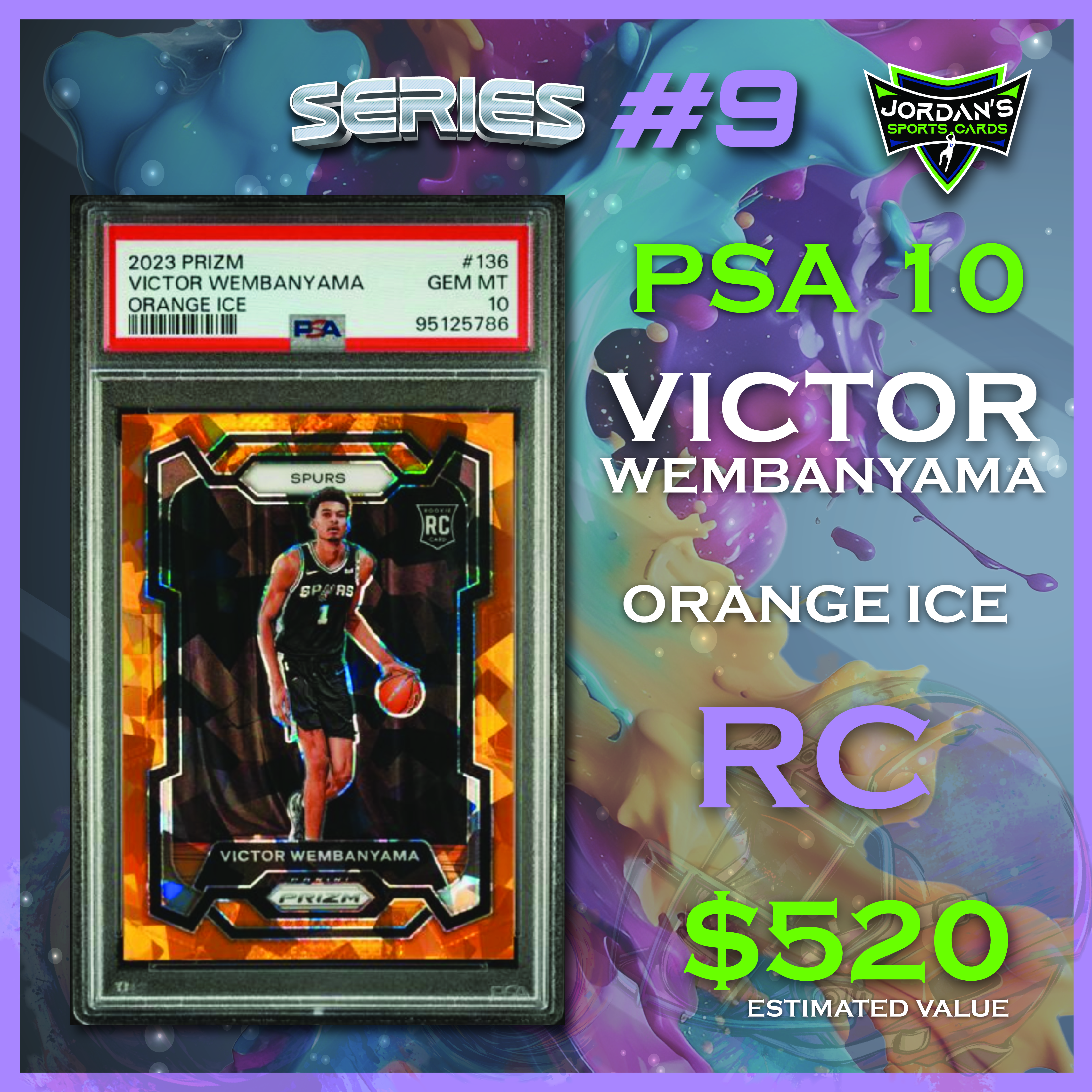 Platinum Quest Series 9 Sports Card Mystery Box Presented by Jordan's Sports Cards - (1) Graded PSA, BGS, or SGC Card Per Pack at PristineAuction.com Platinum Quest Series 9 Sports Card Mystery Box Presented by Jordan's Sports Cards - (1) Graded PSA, BGS, or SGC Card Per Pack at PristineAuction.com