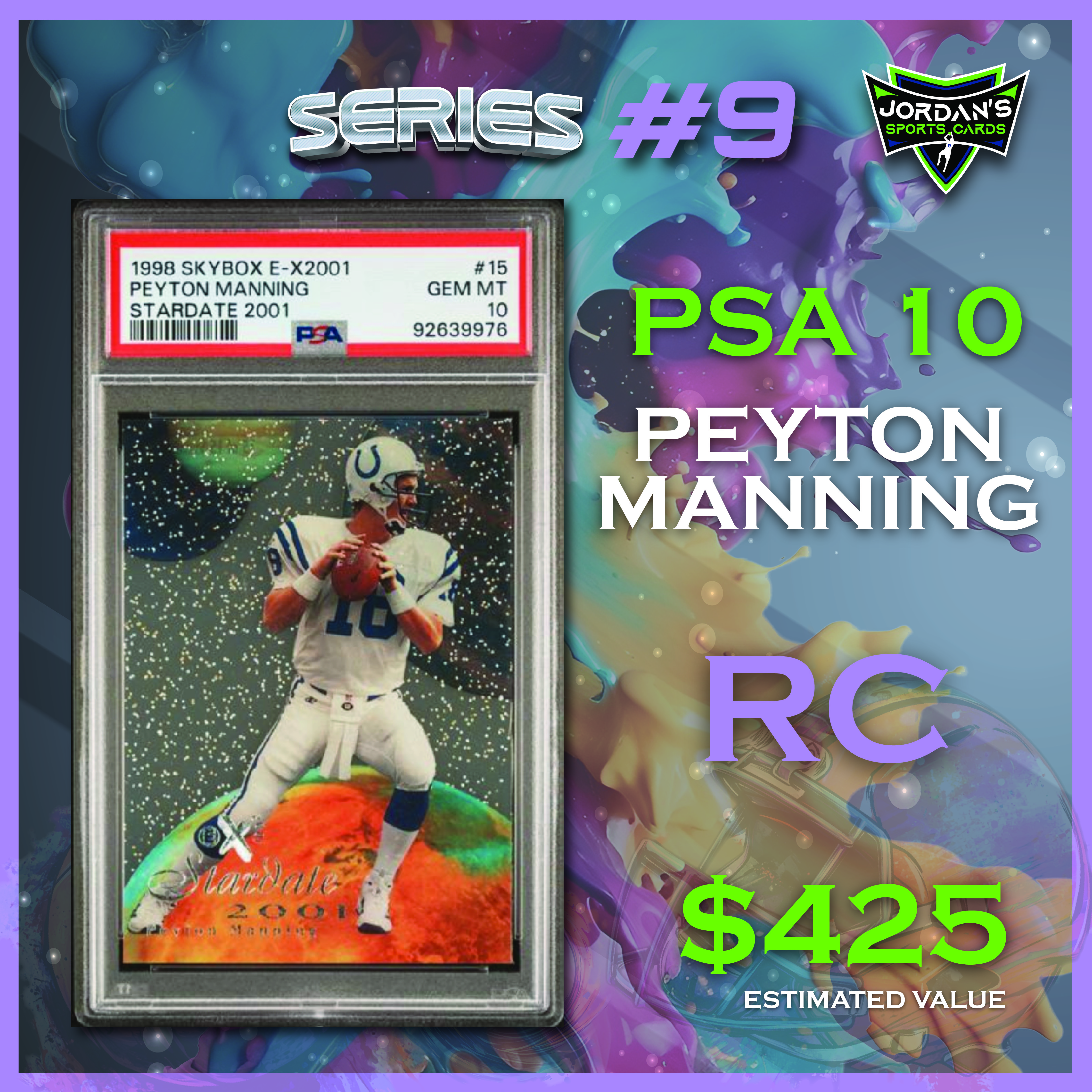 Platinum Quest Series 9 Sports Card Mystery Box Presented by Jordan's Sports Cards - (1) Graded PSA, BGS, or SGC Card Per Pack at PristineAuction.com Platinum Quest Series 9 Sports Card Mystery Box Presented by Jordan's Sports Cards - (1) Graded PSA, BGS, or SGC Card Per Pack at PristineAuction.com