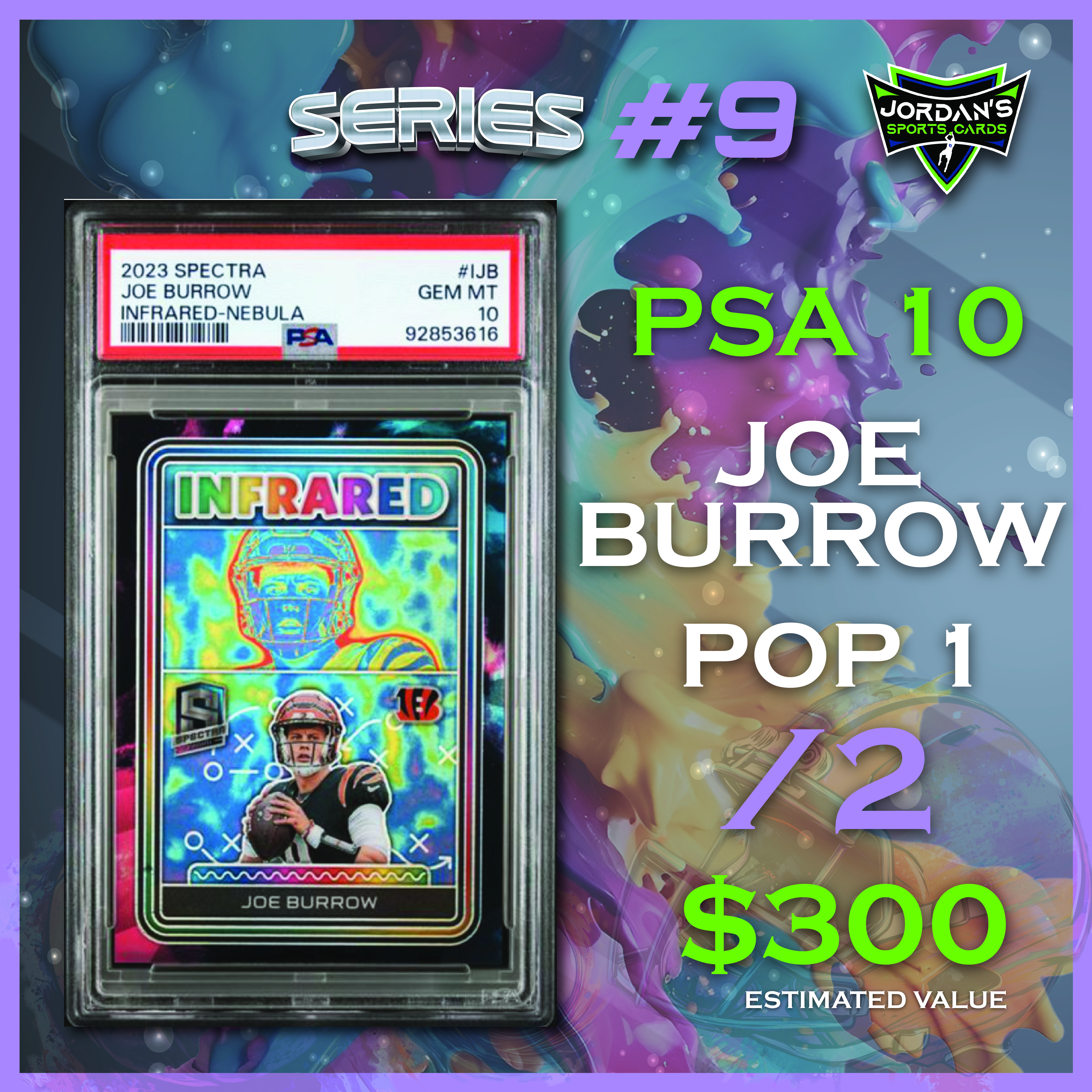 Platinum Quest Series 9 Sports Card Mystery Box Presented by Jordan's Sports Cards - (1) Graded PSA, BGS, or SGC Card Per Pack at PristineAuction.com Platinum Quest Series 9 Sports Card Mystery Box Presented by Jordan's Sports Cards - (1) Graded PSA, BGS, or SGC Card Per Pack at PristineAuction.com