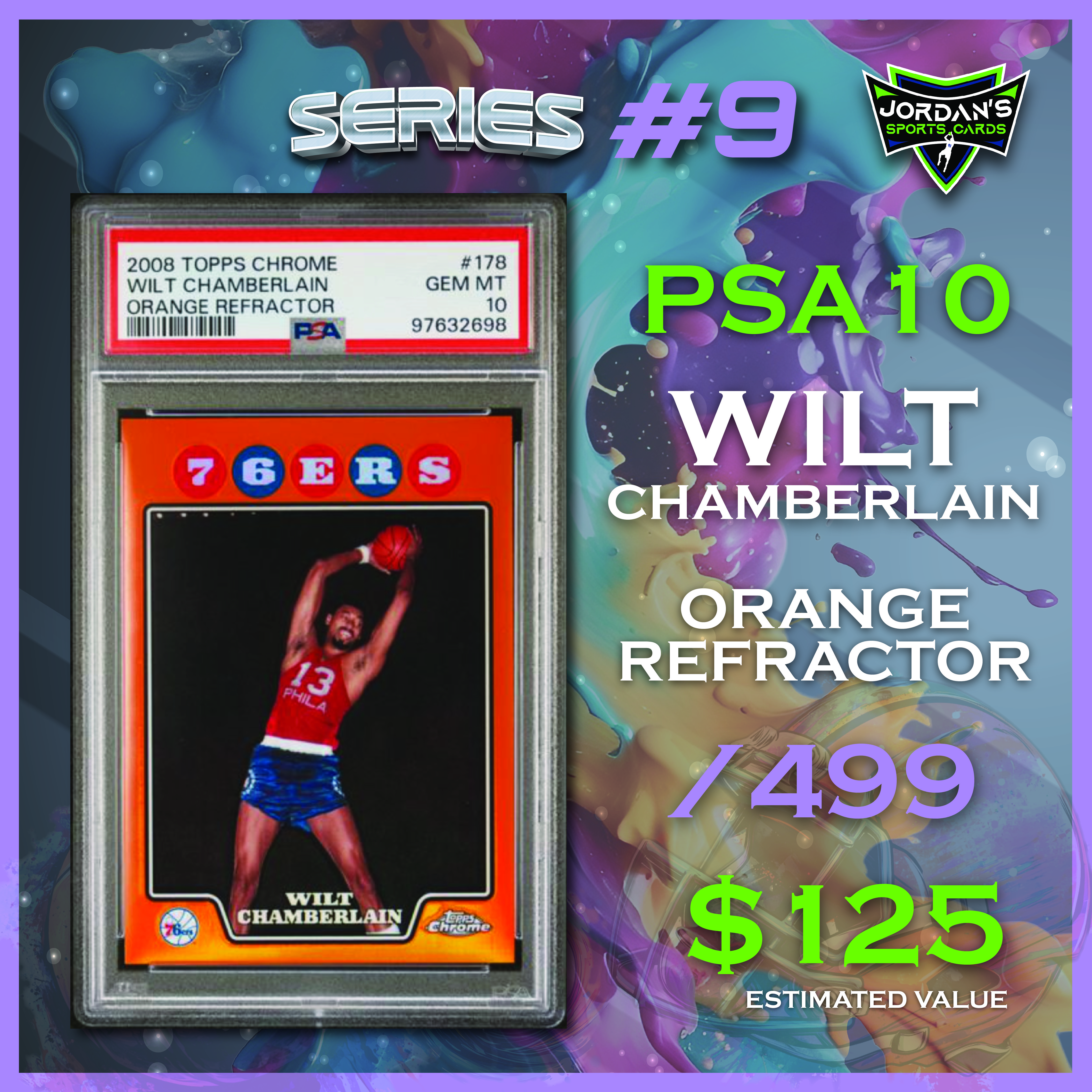 Platinum Quest Series 9 Sports Card Mystery Box Presented by Jordan's Sports Cards - (1) Graded PSA, BGS, or SGC Card Per Pack at PristineAuction.com Platinum Quest Series 9 Sports Card Mystery Box Presented by Jordan's Sports Cards - (1) Graded PSA, BGS, or SGC Card Per Pack at PristineAuction.com