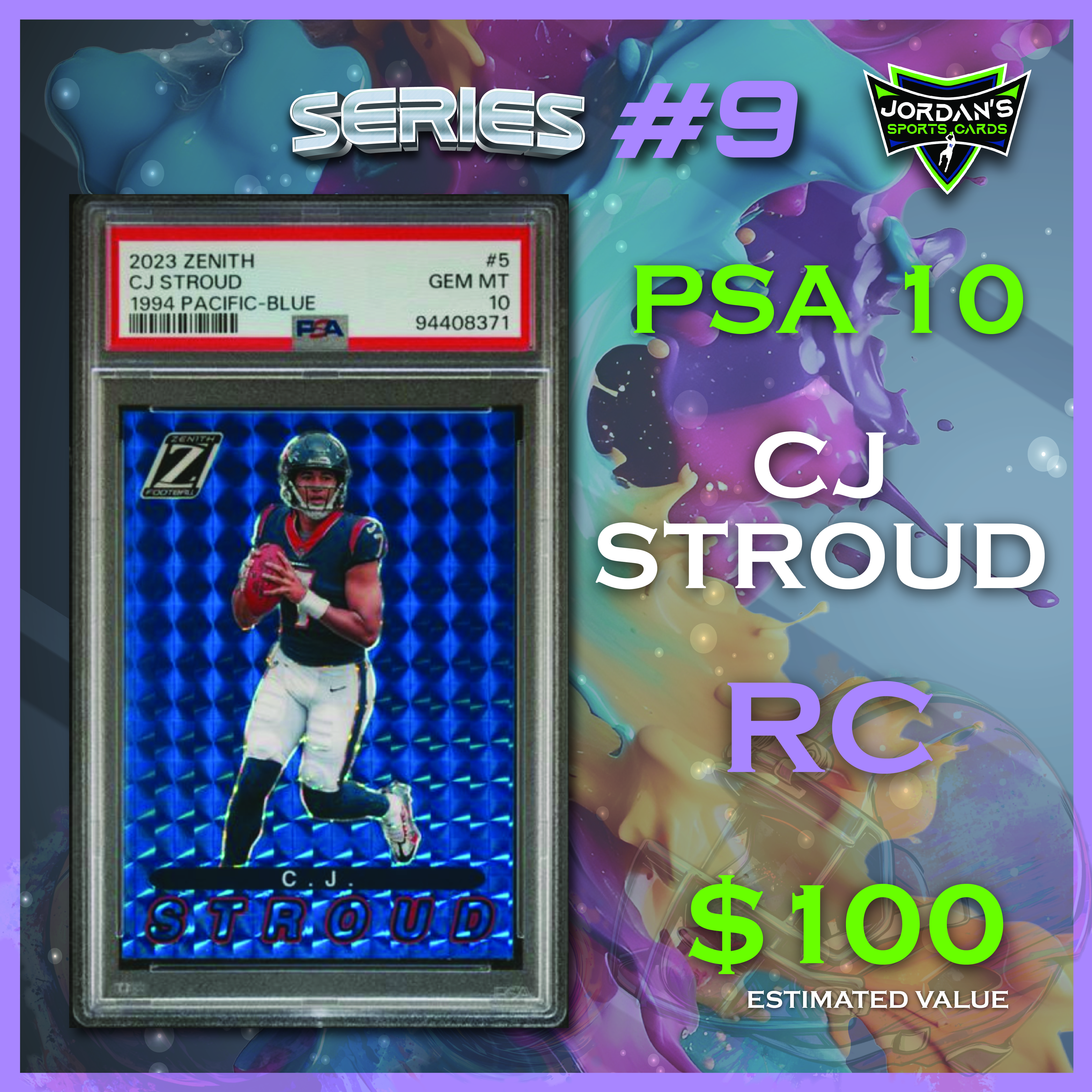 Platinum Quest Series 9 Sports Card Mystery Box Presented by Jordan's Sports Cards - (1) Graded PSA, BGS, or SGC Card Per Pack at PristineAuction.com Platinum Quest Series 9 Sports Card Mystery Box Presented by Jordan's Sports Cards - (1) Graded PSA, BGS, or SGC Card Per Pack at PristineAuction.com