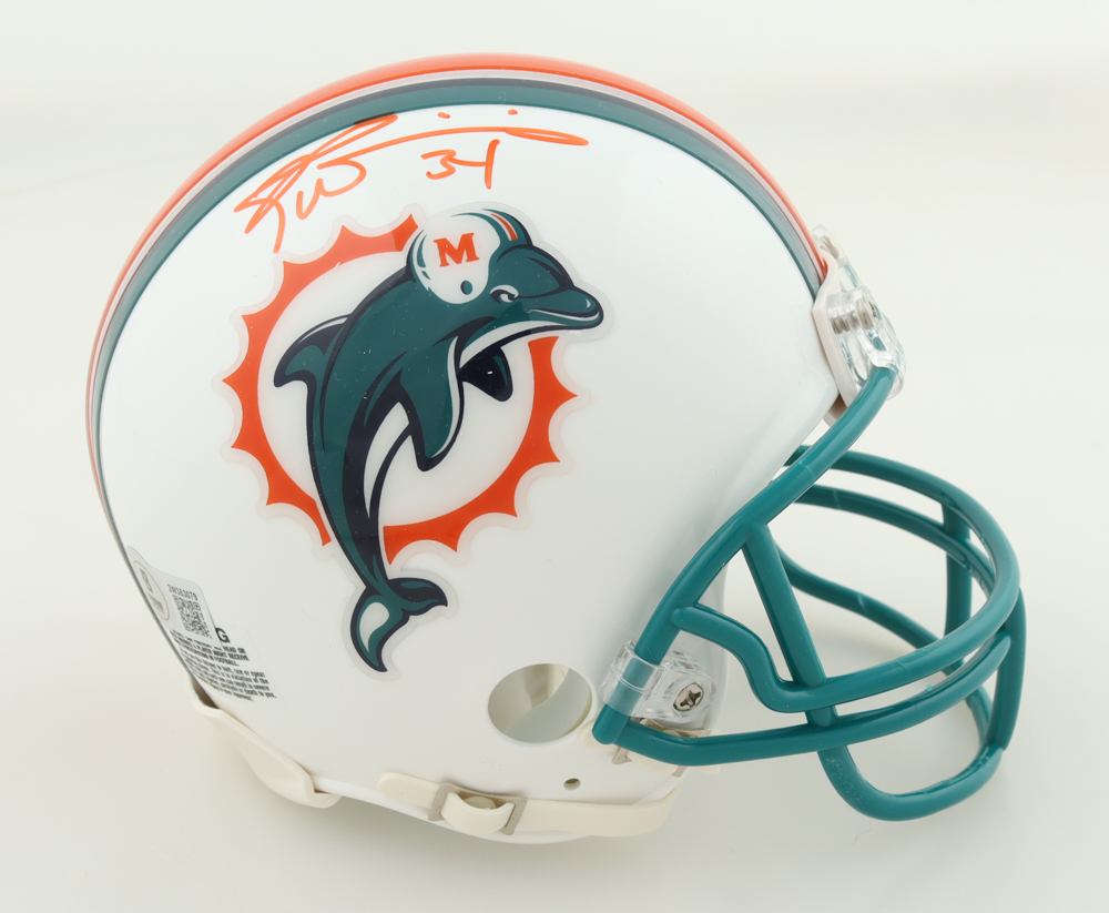 Ricky Williams Signed Dolphins Mini Helmet (Beckett) at PristineAuction.com Ricky Williams Signed Dolphins Mini Helmet (Beckett) at PristineAuction.com