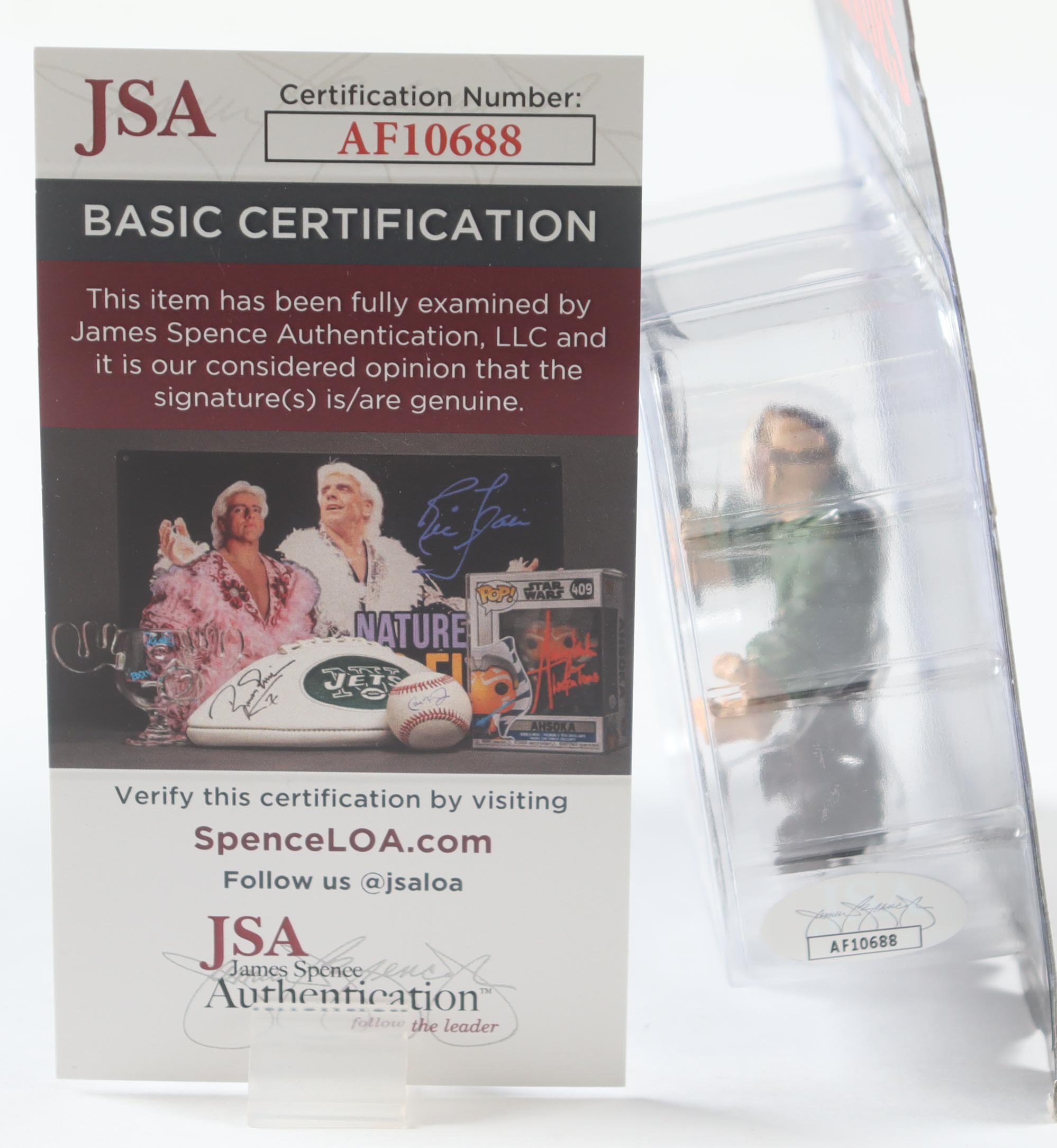 Mike Deluna Signed "Friday the 13th" Jason Voorhees Tiny Terrors Action Figure (JSA) at PristineAuction.com Mike Deluna Signed "Friday the 13th" Jason Voorhees Tiny Terrors Action Figure (JSA) at PristineAuction.com