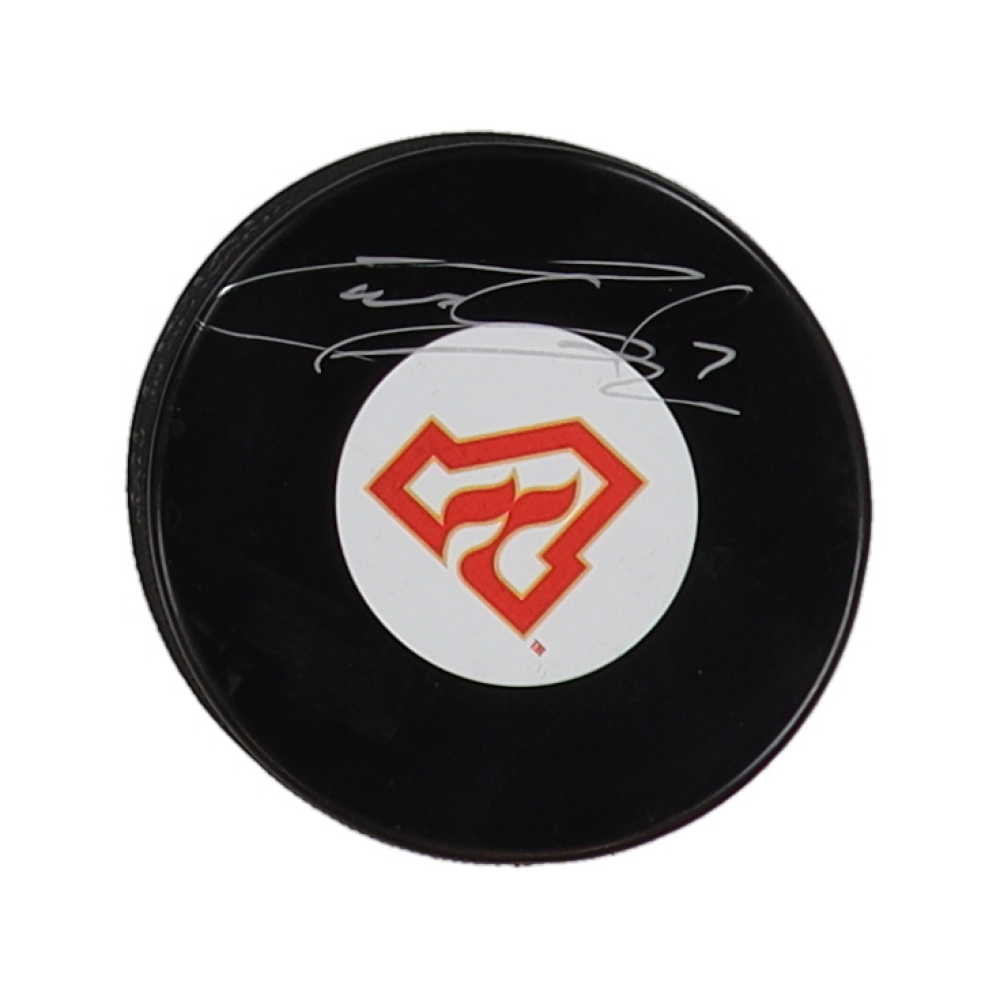 Gary Unger Signed Flames Hockey Puck (COJO) at PristineAuction.com