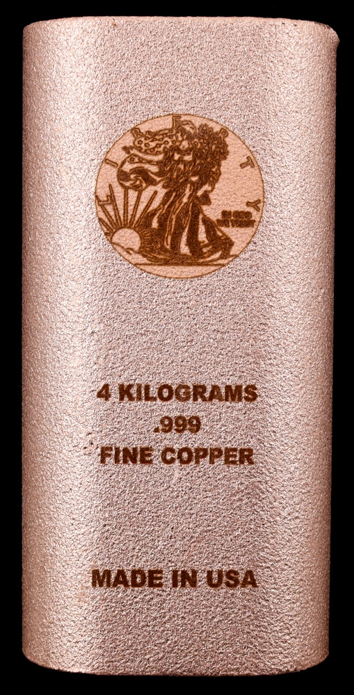 4 Kilogram .999 Fine Copper Liberty Bullion Bar at PristineAuction.com 4 Kilogram .999 Fine Copper Liberty Bullion Bar at PristineAuction.com
