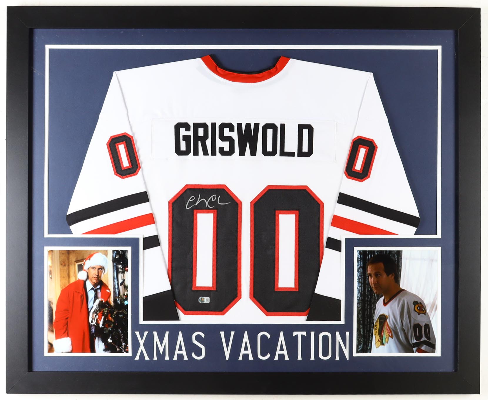 Chevy Chase Signed Custom Framed Jersey Display (Beckett) at PristineAuction.com Chevy Chase Signed Custom Framed Jersey Display (Beckett) at PristineAuction.com