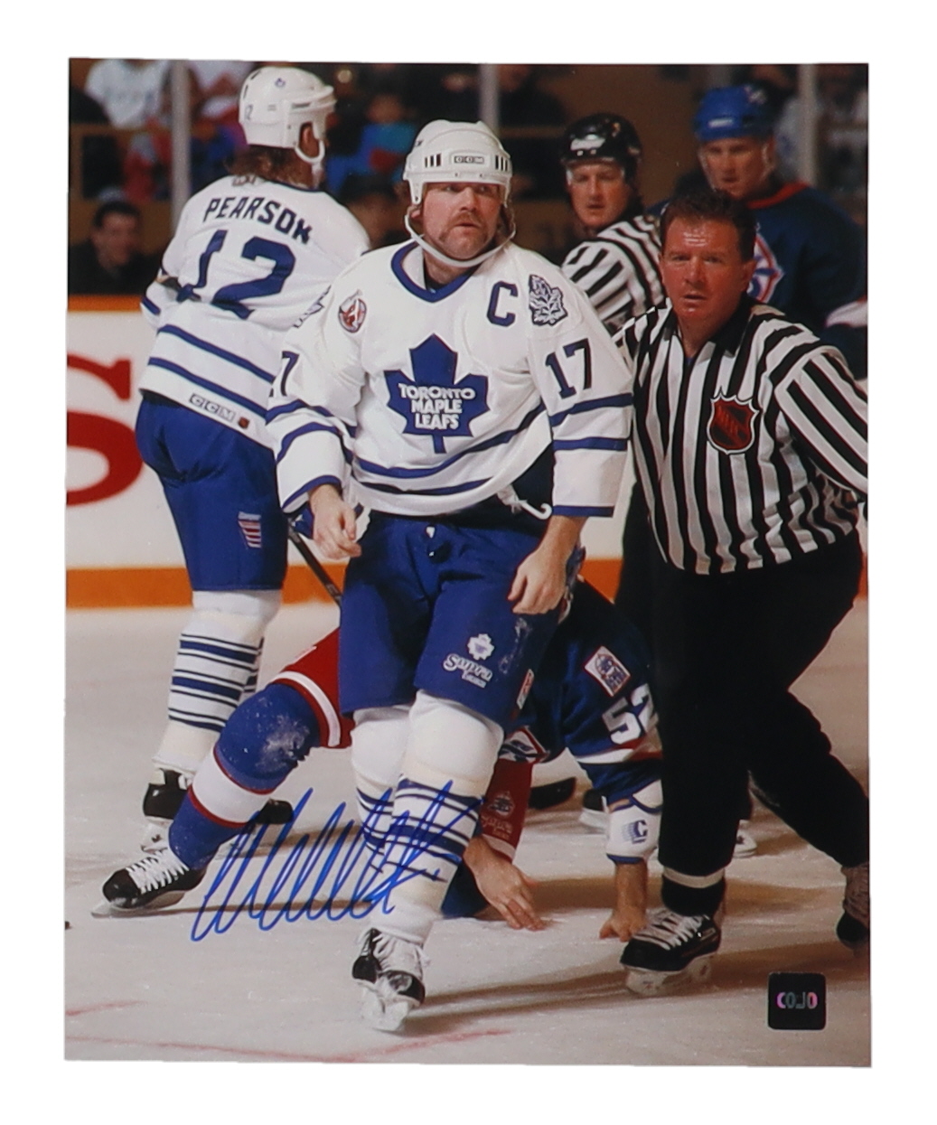 Wendel Clark Signed Maple Leafs 8x10 Photo (COJO) at PristineAuction.com Wendel Clark Signed Maple Leafs 8x10 Photo (COJO) at PristineAuction.com