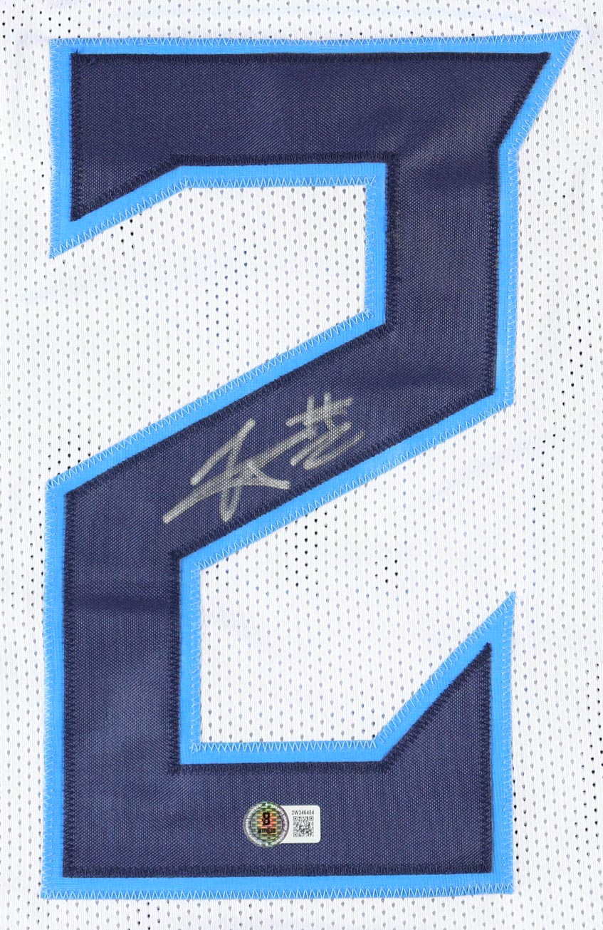 Tyjae Spears Signed Jersey (Beckett) at PristineAuction.com Tyjae Spears Signed Jersey (Beckett) at PristineAuction.com