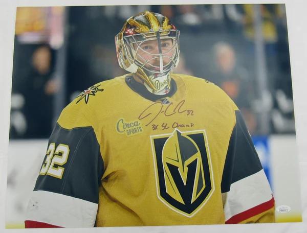 Jonathan Quick Signed Golden Knights 16x20 Photo Inscribed "3x SC Champ" (JSA) at PristineAuction.com Jonathan Quick Signed Golden Knights 16x20 Photo Inscribed "3x SC Champ" (JSA) at PristineAuction.com
