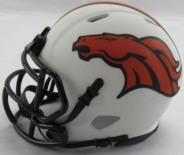 Terrell Davis Signed Broncos Lunar Eclipse Alternate Speed Mini Helmet Inscribed "HOF 17" (JSA) at PristineAuction.com Terrell Davis Signed Broncos Lunar Eclipse Alternate Speed Mini Helmet Inscribed "HOF 17" (JSA) at PristineAuction.com