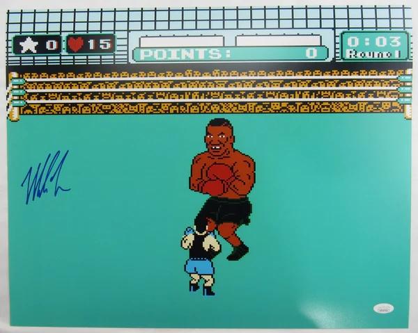 Mike Tyson Signed "Punch-Out!!!" 16x20 Photo (JSA) at PristineAuction.com Mike Tyson Signed "Punch-Out!!!" 16x20 Photo (JSA) at PristineAuction.com