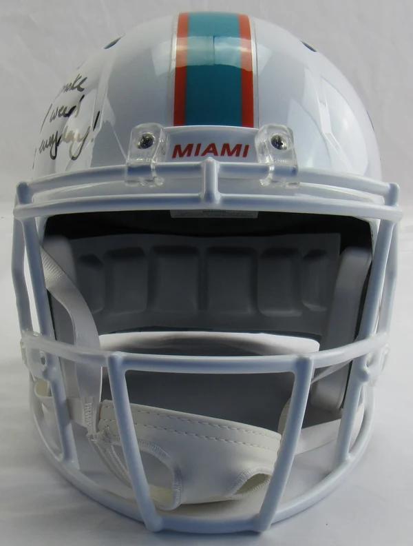 Ricky Williams Signed Dolphins Full-Size Speed Helmet Inscribed "Smoke Weed Everyday!" (JSA) at PristineAuction.com Ricky Williams Signed Dolphins Full-Size Speed Helmet Inscribed "Smoke Weed Everyday!" (JSA) at PristineAuction.com