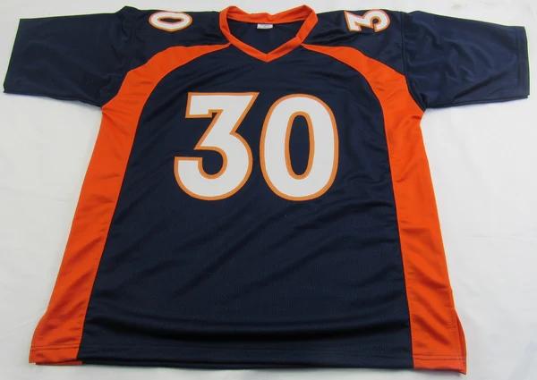 Terrell Davis Signed Jersey Inscribed "HOF 17" (JSA) at PristineAuction.com Terrell Davis Signed Jersey Inscribed "HOF 17" (JSA) at PristineAuction.com