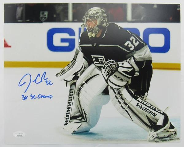 Jonathan Quick Signed Kings 11x14 Photo Inscribed "3x SC Champ" (JSA) at PristineAuction.com Jonathan Quick Signed Kings 11x14 Photo Inscribed "3x SC Champ" (JSA) at PristineAuction.com
