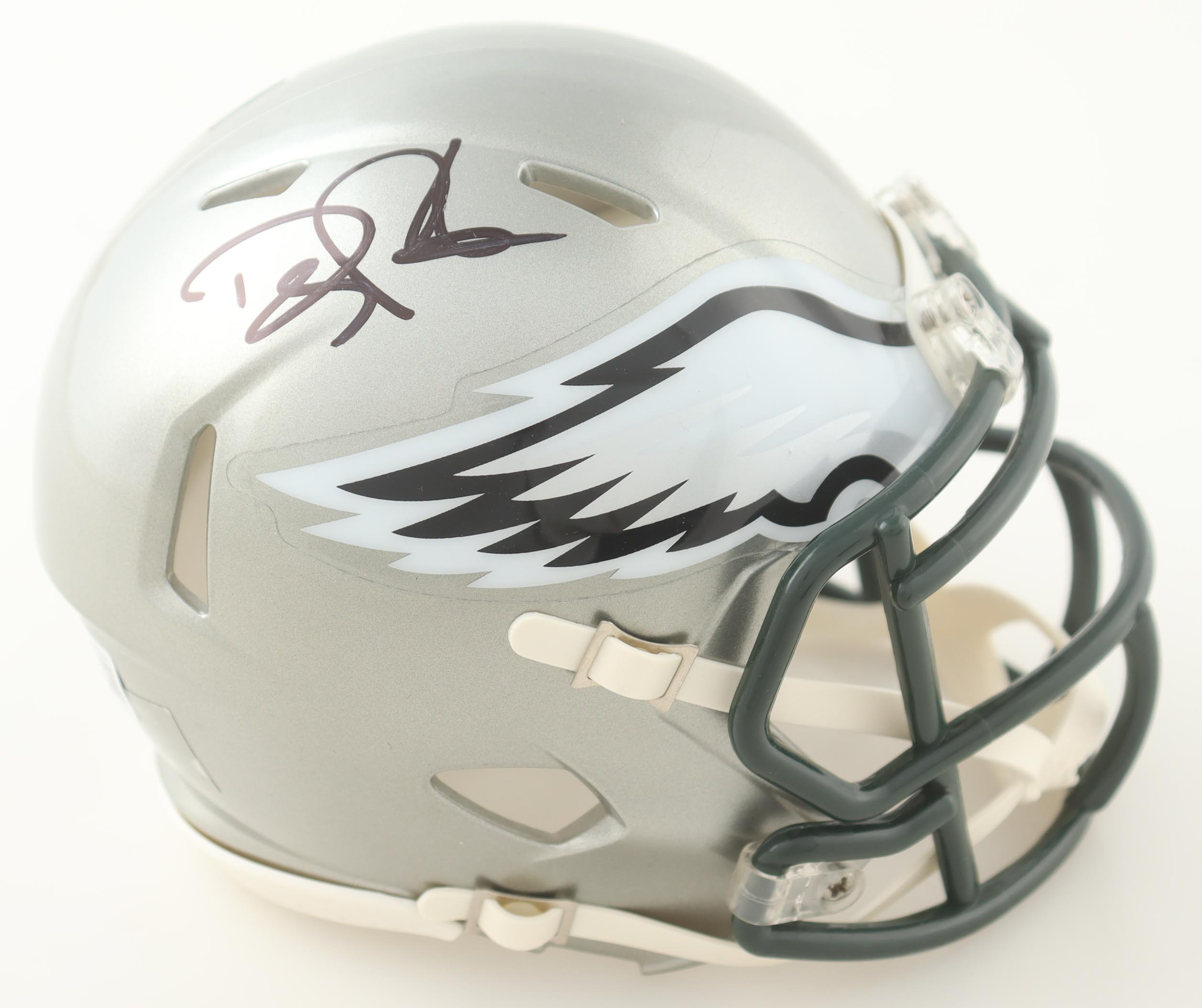 Doug Pederson Signed Eagles Flash Alternate Speed Mini Helmet (Beckett) at PristineAuction.com Doug Pederson Signed Eagles Flash Alternate Speed Mini Helmet (Beckett) at PristineAuction.com