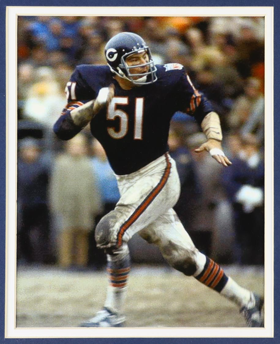 Dick Butkus Signed Custom Framed Bears Jersey Display (Beckett) at PristineAuction.com Dick Butkus Signed Custom Framed Bears Jersey Display (Beckett) at PristineAuction.com