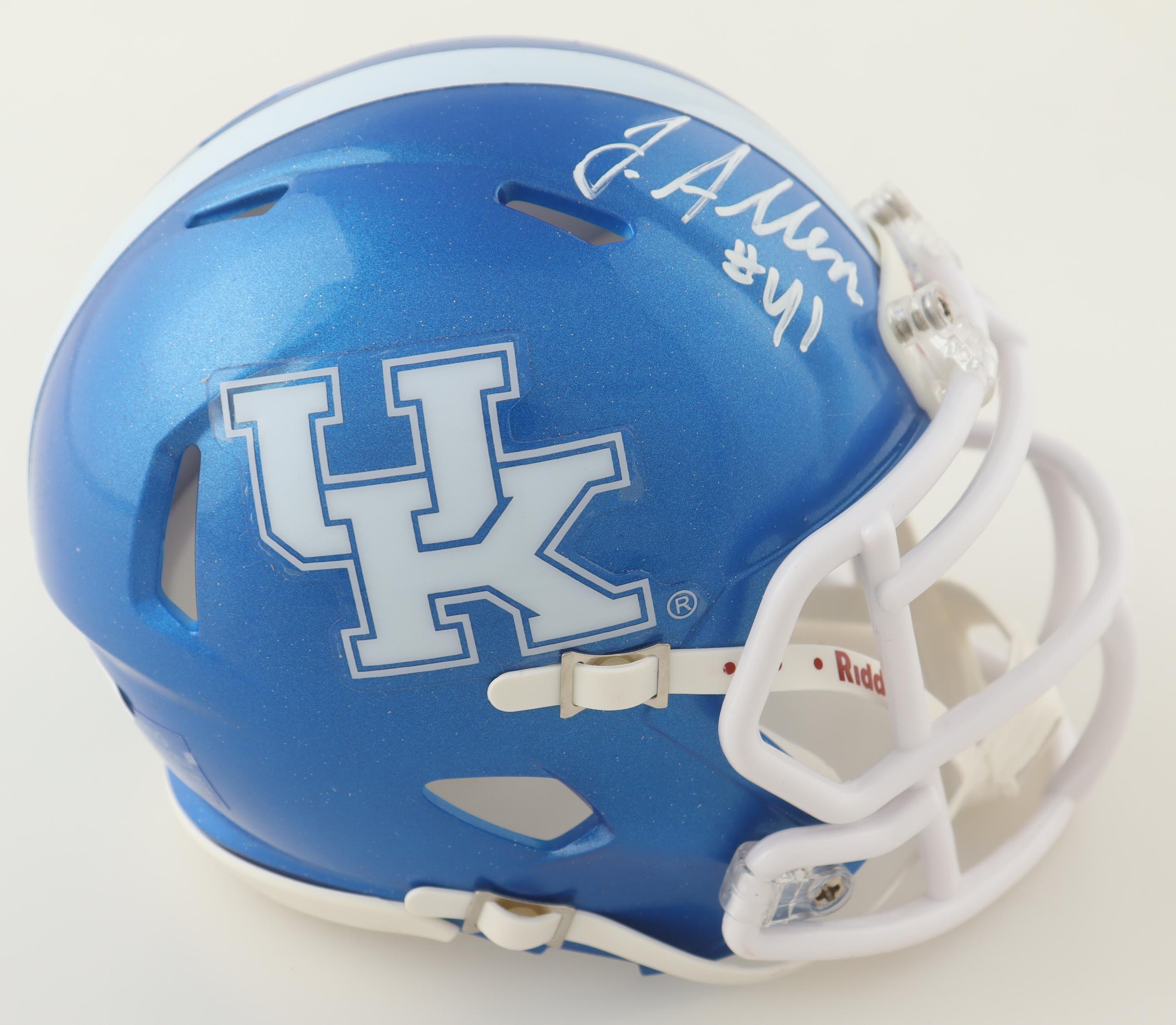 Josh Hines-Allen Signed Kentucky Wildcats Speed Mini Helmet (JSA) at PristineAuction.com Josh Hines-Allen Signed Kentucky Wildcats Speed Mini Helmet (JSA) at PristineAuction.com