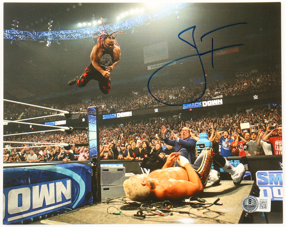 Jacob Fatu Signed WWE 8x10 Photo (Beckett) at PristineAuction.com Jacob Fatu Signed WWE 8x10 Photo (Beckett) at PristineAuction.com