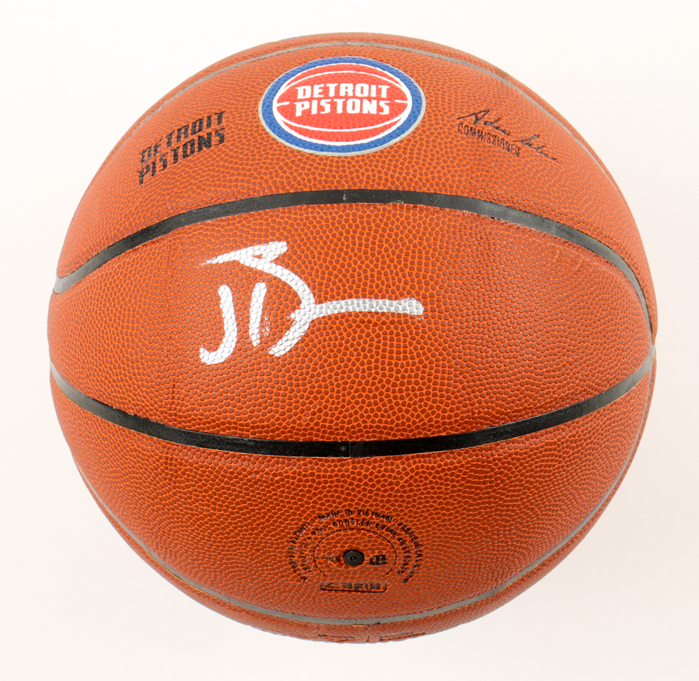 Joe Dumars Signed Pistons Logo NBA Basketball (Beckett) at PristineAuction.com Joe Dumars Signed Pistons Logo NBA Basketball (Beckett) at PristineAuction.com