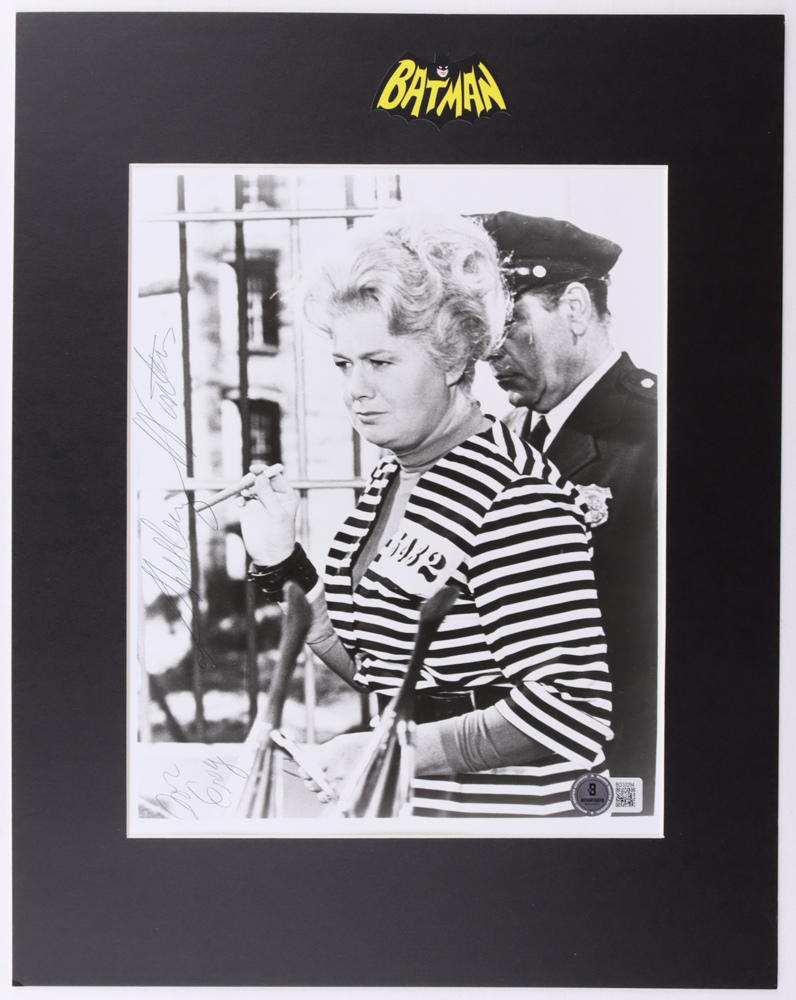 Shelley Winters Signed "Batman" Custom Matted Photo (Beckett) at PristineAuction.com Shelley Winters Signed "Batman" Custom Matted Photo (Beckett) at PristineAuction.com