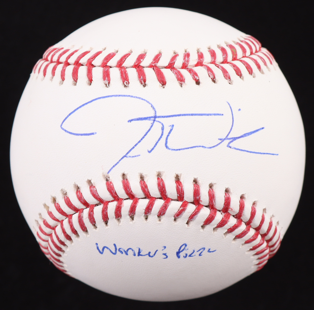 Jesse Winker Signed OML Baseball Inscribed "Winker's Pizza" (Winker & Beckett) at PristineAuction.com Jesse Winker Signed OML Baseball Inscribed "Winker's Pizza" (Winker & Beckett) at PristineAuction.com