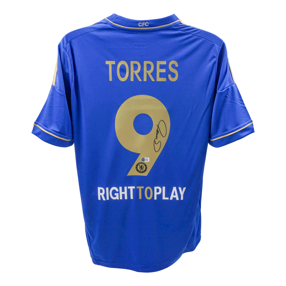 Fernando Torres Signed Chelsea Jersey (Beckett) | Pristine Auction