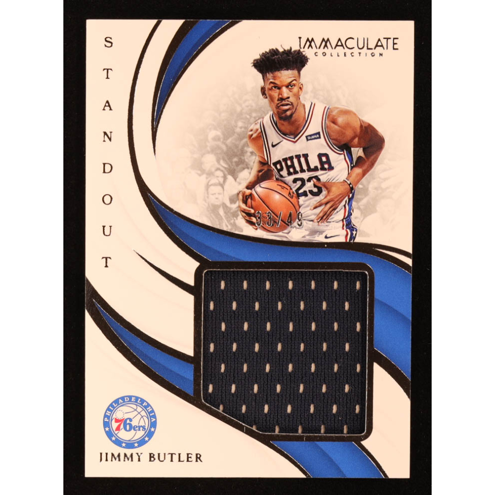 Jimmy Butler 2018-19 Immaculate Collection Standout Materials #JBT #33/ ...