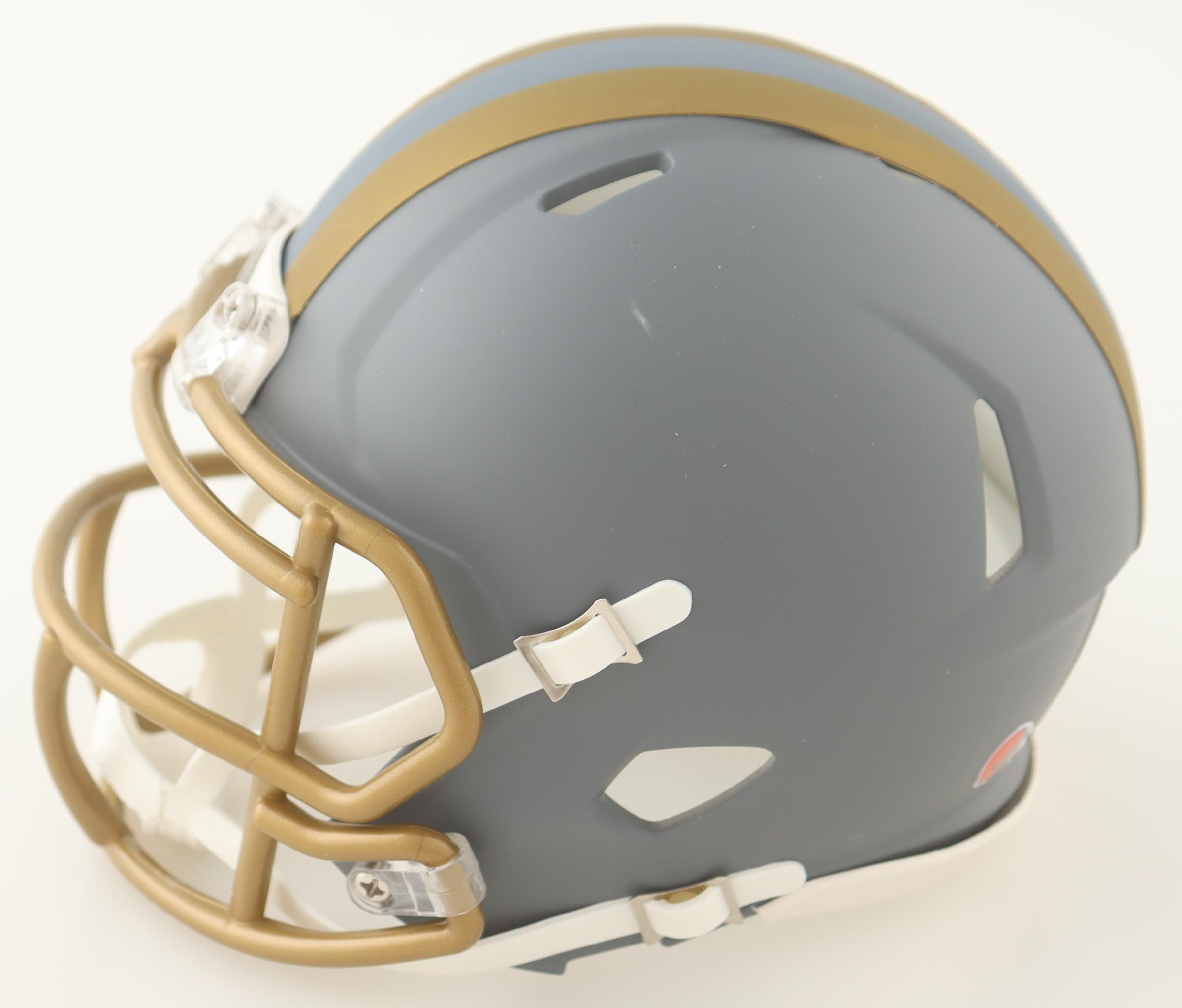 Amari Cooper Signed Browns Slate Alternate Speed Mini Helmet (Beckett) at PristineAuction.com Amari Cooper Signed Browns Slate Alternate Speed Mini Helmet (Beckett) at PristineAuction.com