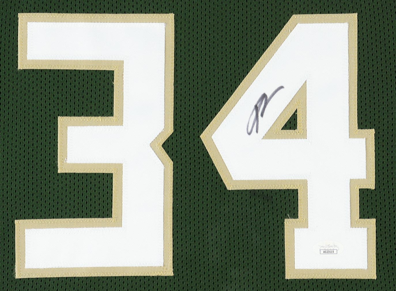Giannis Antetokounmpo Signed Custom Framed Jersey Display (JSA) at PristineAuction.com Giannis Antetokounmpo Signed Custom Framed Jersey Display (JSA) at PristineAuction.com