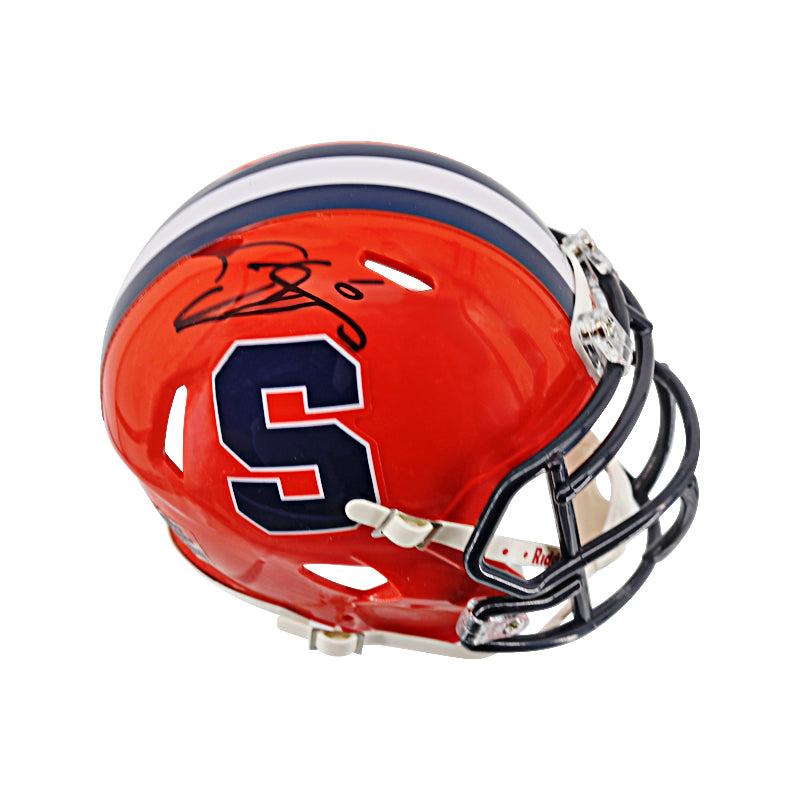 Donovan McNabb Signed Syracuse Orange Speed Mini Helmet (SteinerCX) at PristineAuction.com Donovan McNabb Signed Syracuse Orange Speed Mini Helmet (SteinerCX) at PristineAuction.com