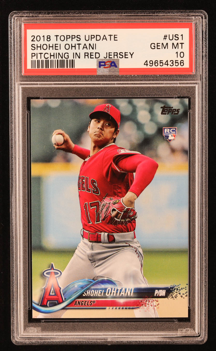 Shohei Ohtani 2018 Topps Update #US1 RC (PSA 10) at PristineAuction.com Shohei Ohtani 2018 Topps Update #US1 RC (PSA 10) at PristineAuction.com