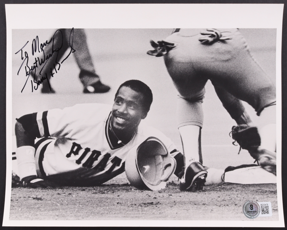 Barry Bonds Signed Pirates 8x10 Photo Inscribed "Best Wishes" (Beckett) at PristineAuction.com Barry Bonds Signed Pirates 8x10 Photo Inscribed "Best Wishes" (Beckett) at PristineAuction.com