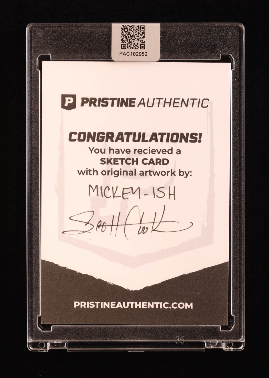 Mickey Mouse | Disney | Original Art Sketch Card by Scott Cook (1/1 Original Art) at PristineAuction.com Mickey Mouse | Disney | Original Art Sketch Card by Scott Cook (1/1 Original Art) at PristineAuction.com