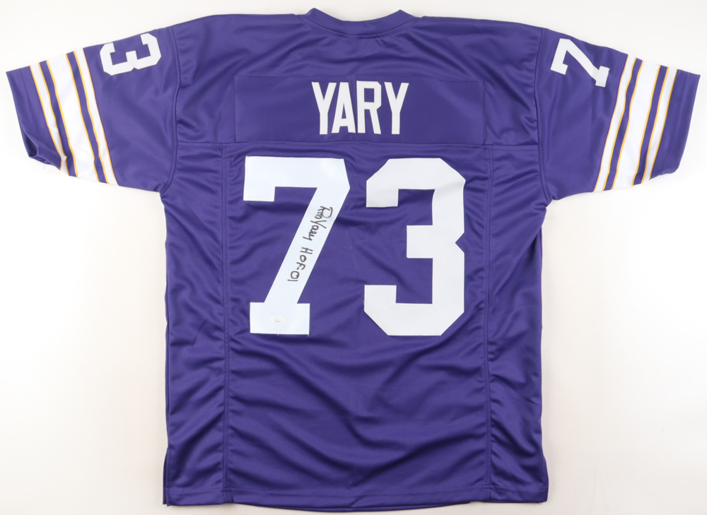Ron Yary Signed Jersey Inscribed "HOF- 01" (JSA) at PristineAuction.com Ron Yary Signed Jersey Inscribed "HOF- 01" (JSA) at PristineAuction.com