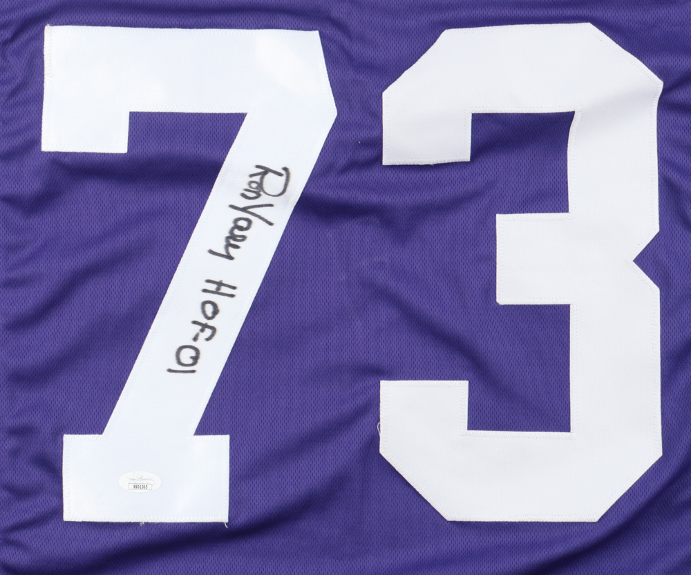 Ron Yary Signed Jersey Inscribed "HOF- 01" (JSA) at PristineAuction.com Ron Yary Signed Jersey Inscribed "HOF- 01" (JSA) at PristineAuction.com