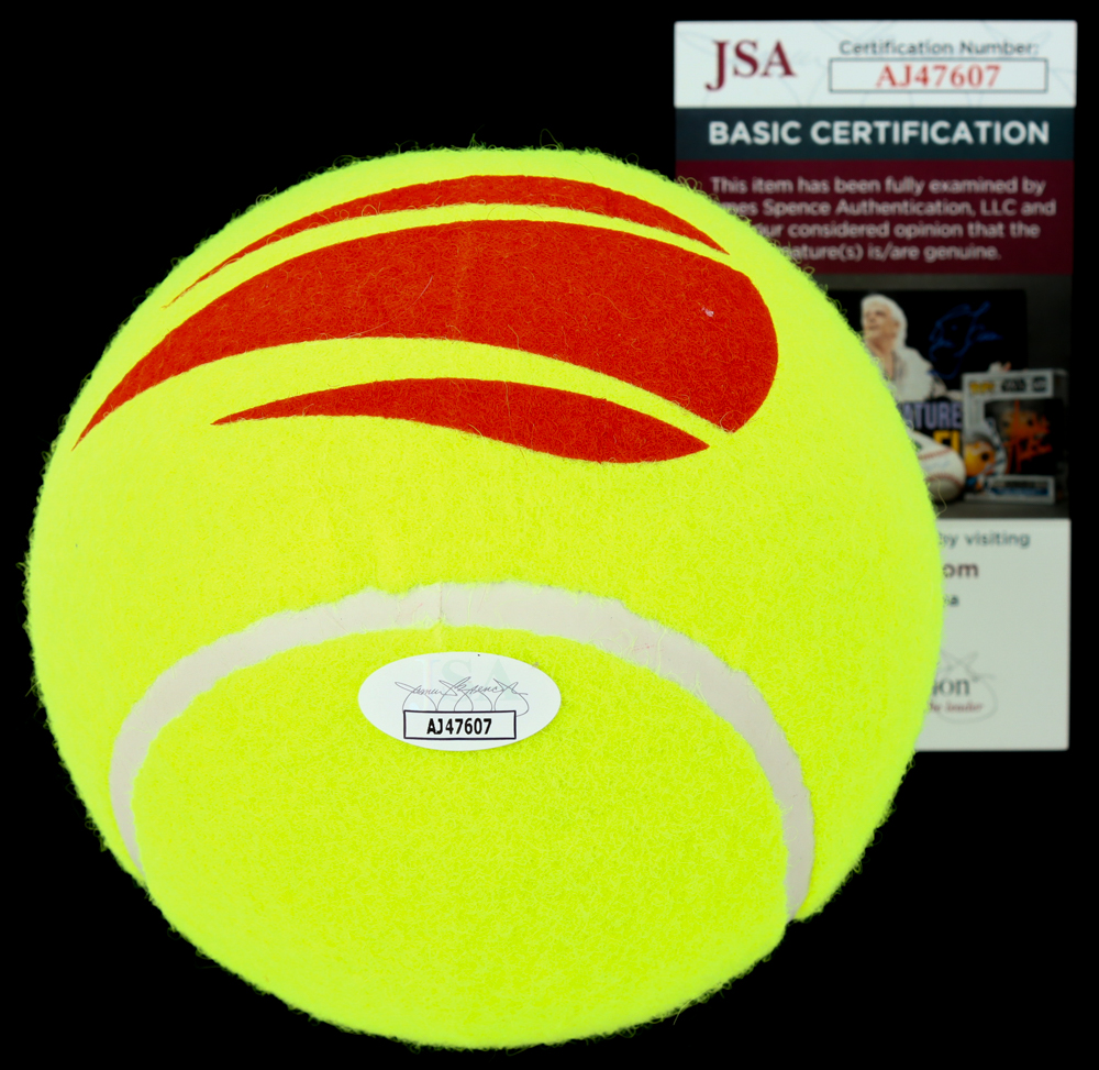 Sloane Stephens Signed US Open Jumbo Tennis Ball (JSA) at PristineAuction.com Sloane Stephens Signed US Open Jumbo Tennis Ball (JSA) at PristineAuction.com