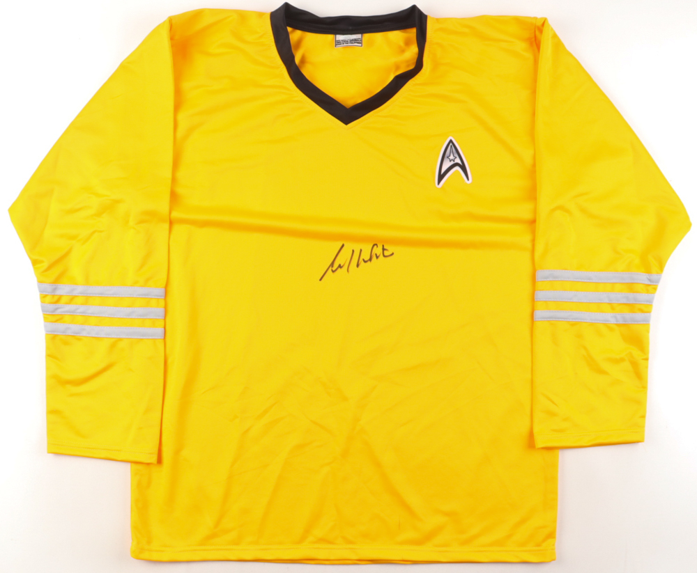 William Shatner Signed "Star Trek" Prop Uniform Shirt (JSA) at PristineAuction.com William Shatner Signed "Star Trek" Prop Uniform Shirt (JSA) at PristineAuction.com