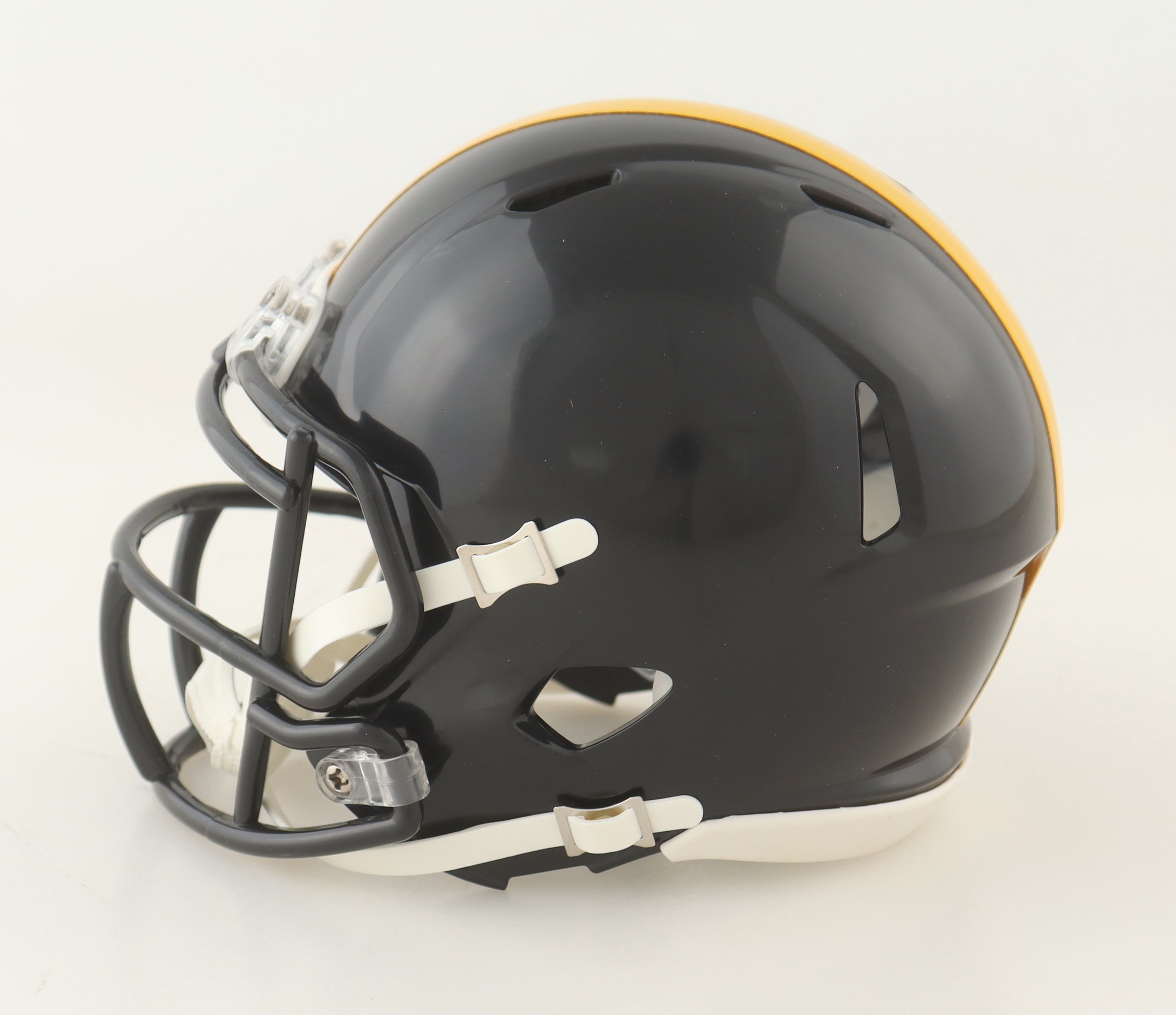 Broderick Jones Signed Steelers Speed Mini Helmet (JSA) at PristineAuction.com Broderick Jones Signed Steelers Speed Mini Helmet (JSA) at PristineAuction.com