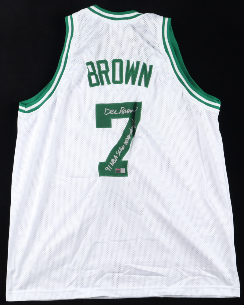 Dee Brown Signed Jersey Inscribed "91 NBA Slam Dunk Champ!" (TriStar) at PristineAuction.com Dee Brown Signed Jersey Inscribed "91 NBA Slam Dunk Champ!" (TriStar) at PristineAuction.com
