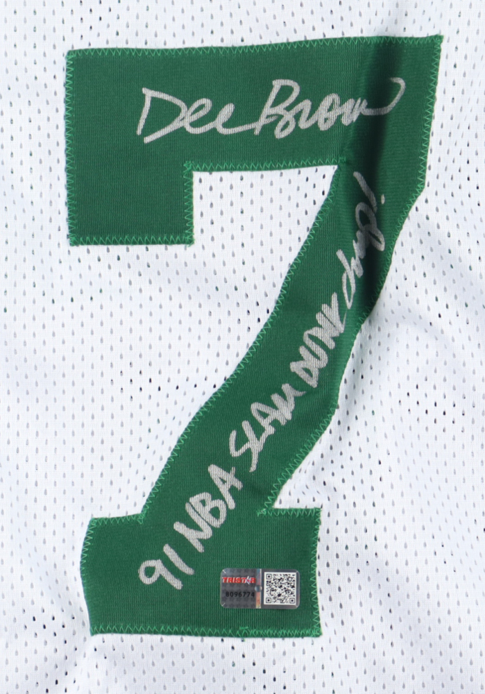 Dee Brown Signed Jersey Inscribed "91 NBA Slam Dunk Champ!" (TriStar) at PristineAuction.com Dee Brown Signed Jersey Inscribed "91 NBA Slam Dunk Champ!" (TriStar) at PristineAuction.com