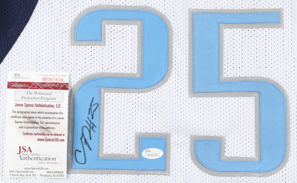 Chandler Parsons Signed Jersey (JSA) at PristineAuction.com Chandler Parsons Signed Jersey (JSA) at PristineAuction.com