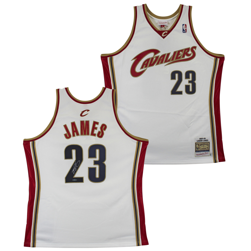 mitchell and ness lebron james jersey