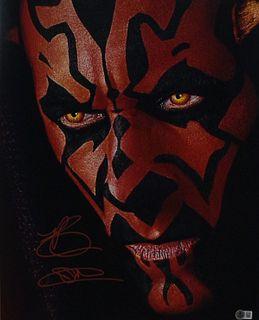 Ray Park Signed "Star Wars" 16x20 Photo Inscribed "Darth Maul" (Beckett) at PristineAuction.com Ray Park Signed "Star Wars" 16x20 Photo Inscribed "Darth Maul" (Beckett) at PristineAuction.com