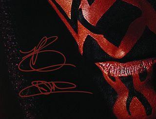 Ray Park Signed "Star Wars" 16x20 Photo Inscribed "Darth Maul" (Beckett) at PristineAuction.com Ray Park Signed "Star Wars" 16x20 Photo Inscribed "Darth Maul" (Beckett) at PristineAuction.com