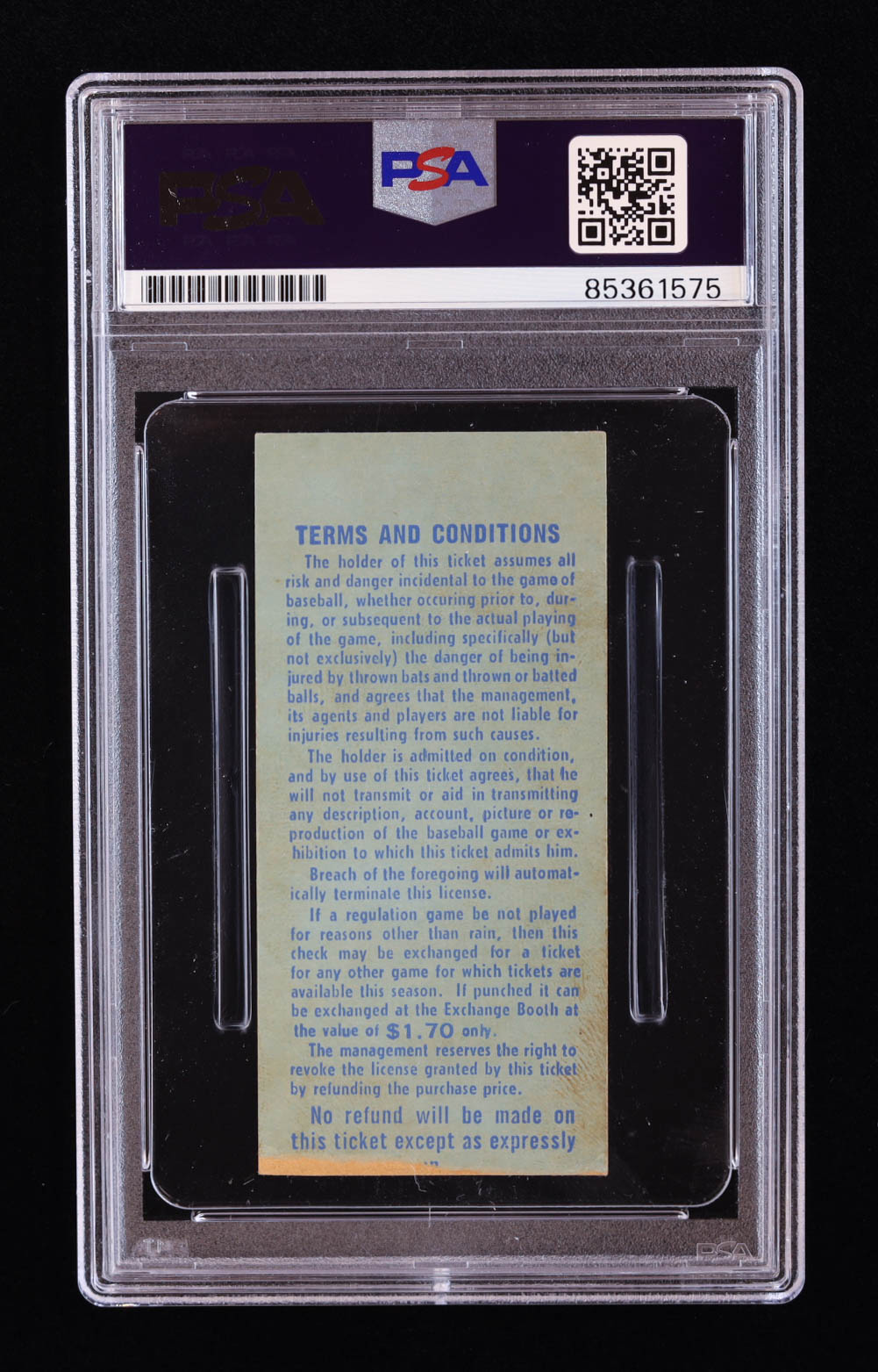 Nolan Ryan Signed Mets 1968 Rookie Season Ticket (PSA | Autograph Graded PSA 10) at PristineAuction.com Nolan Ryan Signed Mets 1968 Rookie Season Ticket (PSA | Autograph Graded PSA 10) at PristineAuction.com