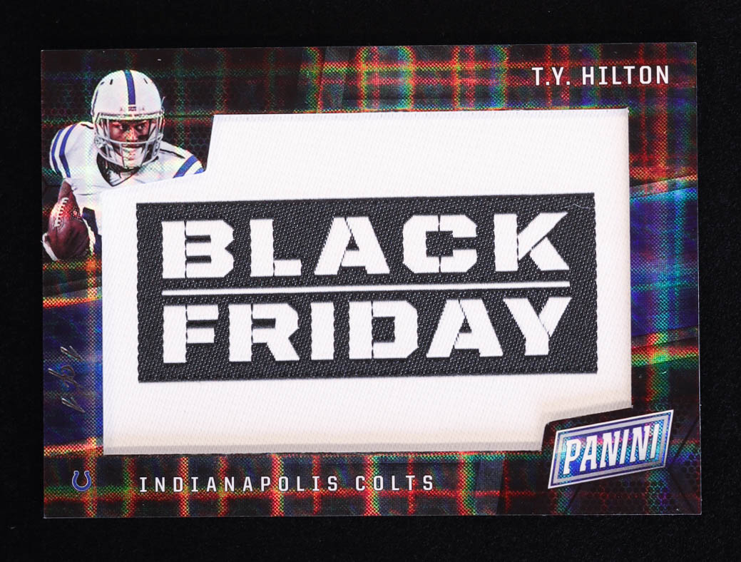 T.Y. Hilton 2017 Panini Black Friday Patches Hyperplaid #BFFTY #1/1 at PristineAuction.com T.Y. Hilton 2017 Panini Black Friday Patches Hyperplaid #BFFTY #1/1 at PristineAuction.com