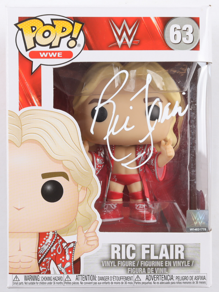 Ric Flair Signed WWE #63 Funko Pop! Vinyl Figure (Beckett) at PristineAuction.com Ric Flair Signed WWE #63 Funko Pop! Vinyl Figure (Beckett) at PristineAuction.com