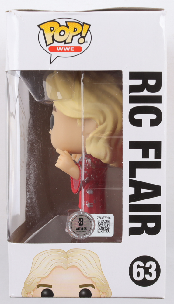 Ric Flair Signed WWE #63 Funko Pop! Vinyl Figure (Beckett) at PristineAuction.com Ric Flair Signed WWE #63 Funko Pop! Vinyl Figure (Beckett) at PristineAuction.com